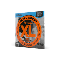 D'Addario EKXL110 Nickel Wound Electric Guitar Strings, Regular Light, Reinforced, 10-46