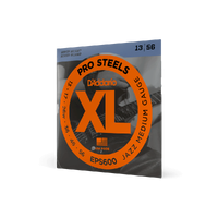D'Addario  4 SETS EPS600 ProSteels Electric Guitar Strings, Jazz Medium, 13 - 56