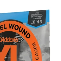 D'Addario ESXL110 Nickel Wound Electric Guitar Strings, Regular Light, Double Ball End, 10-46