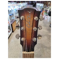 Cole Clark Fat Lady 1 Southern Silky Oak Acoustic / Electric Guitar Cutaway - Sunburst