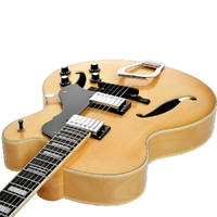 Hagstrom HJ500 Hollow Body Jazz Guitar in Natural Gloss