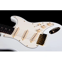 JET JS-380-OW-G Electric Guitar - Olympic White  with Gold Hardware