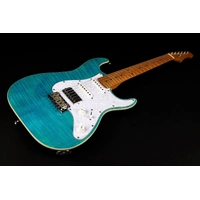 Jet JS-450-OBL  Electric Guitar - Flamed Top - Ocean Blue