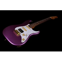JET JS-480 HSS Electric Guitar - Violet with Gold Hardware