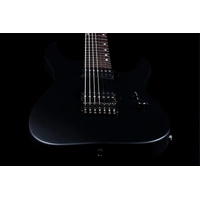 Jet Guitars JS-507 Stygian in Satin Black 7-String Electric Guitar