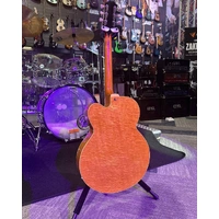 King Snake Three Bone-T Hollowbody Electric Guitar - Amber Natural