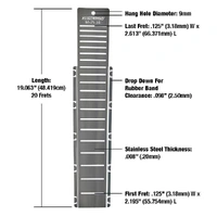 Music Nomad MN803 "Fret Shield" Fretboard Protector Guard for 25.34" Guitar Fret Scale