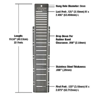Music Nomad "Fret Shield" Fretboard Protector Guard - 24.75" Guitar Fret Scale Non-Gibson