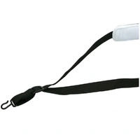 Perri's 1" Saxophone Strap with Vinyl Felt comfort Pad Black Made in Canada SP9