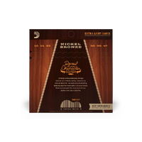 D'Addario NB1047 Nickel Bronze Acoustic Guitar Strings, Extra Light, 10-47