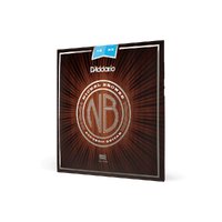 D'Addario NB1253 Nickel Bronze Acoustic Guitar Strings, Light, 12-53