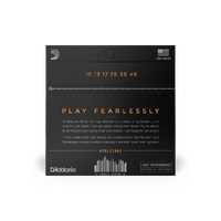 D'Addario NYXLS1046 Nickel Wound Electric Guitar Strings, Regular Light, Double Ball End, 10-46