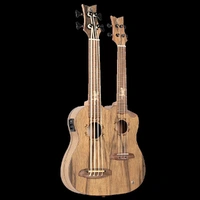 ORTEGA HYDRA Double Neck Tenor Ukulele, 4/8 Acoustic/Electric with Case