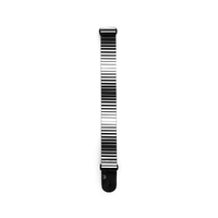 D'Addario Polyester Guitar Strap, Optical Art, White Stripes