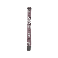 D'Addario Polyester Guitar Straps, Sugar Skulls, Black