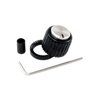 D'Addario LokNob Large - Black/Silver