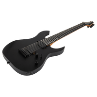 Spira Guitars S-407-MBK 7 String Electric Guitar - Satin Black