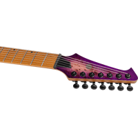 Spira S-407-MWR HH 7-string Electric Guitar - Ebony Fretboard - Satin Wine Red