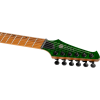 Spira S-450-TGR Electric Guitar - High Performance Rock Machine - Trans Green