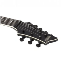 Schecter C-7 SLS Evil Twin Electric Guitar - Satin Black 7-String