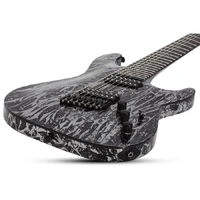 Schecter C-7  MultiScale Silver Mountain 7-String Electric Guitar