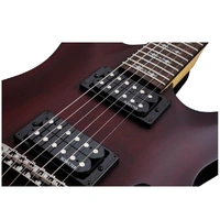Schecter Research Omen 6  Electric Guitar Electric Walnut Satin (WSN) SCH-2062