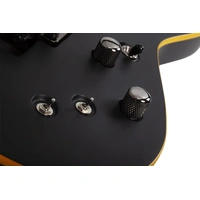 Schecter SCH-3669 Demon-6 FR-S 6 String  Electric Guitar - Aged Black Satin