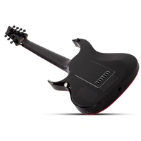 Schecter Sunset-7 Evertune Red Dawn 7-string Baritone Electric Guitar - Gloss Black
