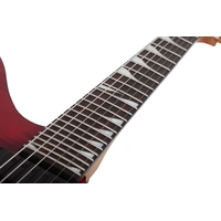 Schecter  Avenger Electric Guitar - Blood Burst + Boss Katana 50W Amp + Planet Waves Cable