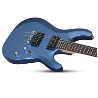 Schecter Research C-6 Deluxe Electric Guitar  Light Blue SCH-431 Fact 2nd