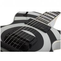 Wylde Audio Odin Grail Electric Guitar  Black / Silver Bullseye