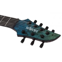 Schecter SCH878 Keith Merrow KM-7 MK-III Artist 7 String Signature Guitar - Lagoon Fade