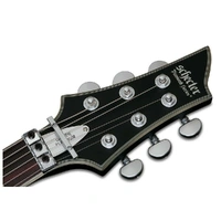Schecter Damien Platinum 6 FR-S - Satin Black Electric Guitar RRP $1,999