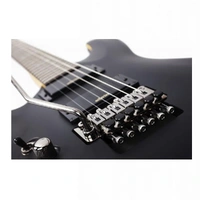 Schecter SCH3666 Demon-6 FR Left Handed Aged Black Satin Electric Guitar