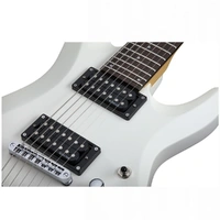 Schecter C-7 Deluxe  7-String Electric Guitar Satin White - Fact 2nd