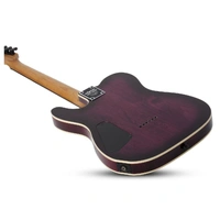Schecter PT Pro Ebony, Trans Purple Burst Electric Guitar