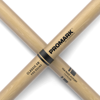 Promark Hickory 5B "Pro-Round" Wood Tip drumstick