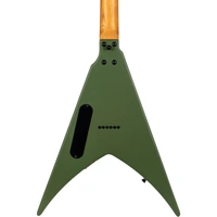 Spira V-400 MGR Flying-V Body Electric Guitar - Satin Dark Green