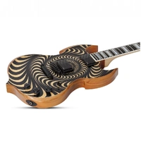 Wylde Audio Barbarian Rawtop Psychic Bullseye Electric Guitar 