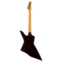 Spira Guitars X-500 TBK Ebony Fretboard Electric Guitar - Transparent Black