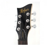 Hofner Shorty Deluxe Electric Guitar with Gig Bag - Red