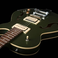 Godin Montreal Premiere Limited Desert Green w/Bigsby Archtop Electric Guitar