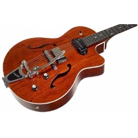 Godin 5th Avenue Uptown Custom 6-String Hollowbody Electric Guitar Havana Brown