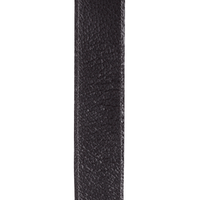 D'Addario Slim Garment Leather Guitar Strap, Black