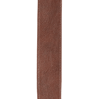 D'Addario Slim Garment Leather Guitar Strap, Brown