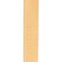 D'Addario Slim Garment Leather Guitar Strap, Yellow