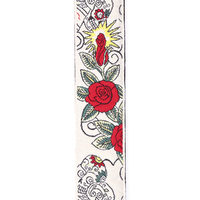 D'Addario Woven Guitar Strap, Dia de los Muertos