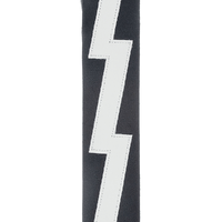 D'Addario Icon Collection Leather Guitar Strap, Lightning