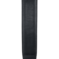 D'Addario Padded Garment Leather Guitar Strap, Black