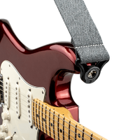 D'Addario Auto Lock Guitar Strap, Skater Grey